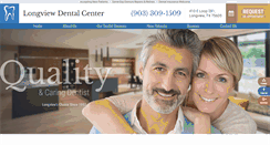 Desktop Screenshot of longviewdentalcenter.com